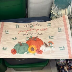Farm Fresh Pumpkin Patch Kitchen Mat